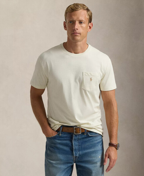 Men's Classic Fit Crew Neck Pocket T-Shirt Prch Cr - 1