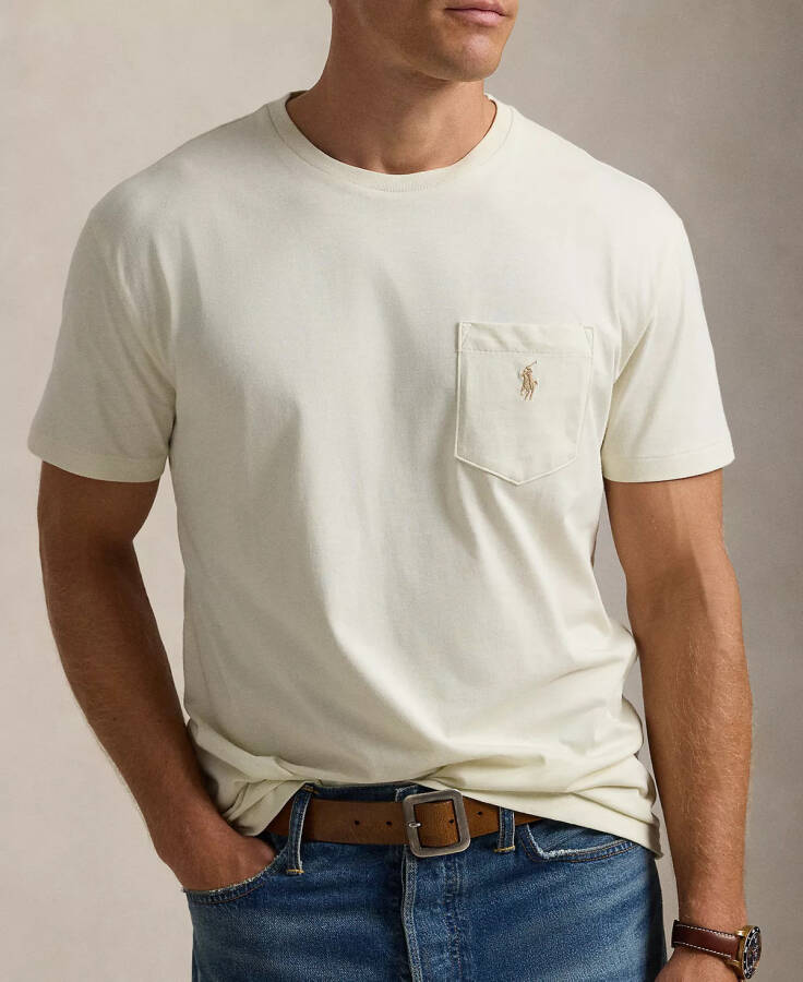 Men's Classic Fit Crew Neck Pocket T-Shirt Prch Cr - 3