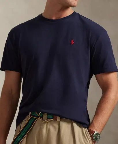 Men's Classic Fit Crew Neck T-Shirt - POLO RALPH LAUREN (1)