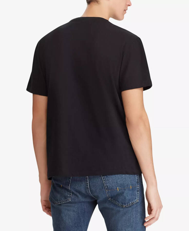 Men's Classic Fit Crew Neck T-Shirt Black - 2