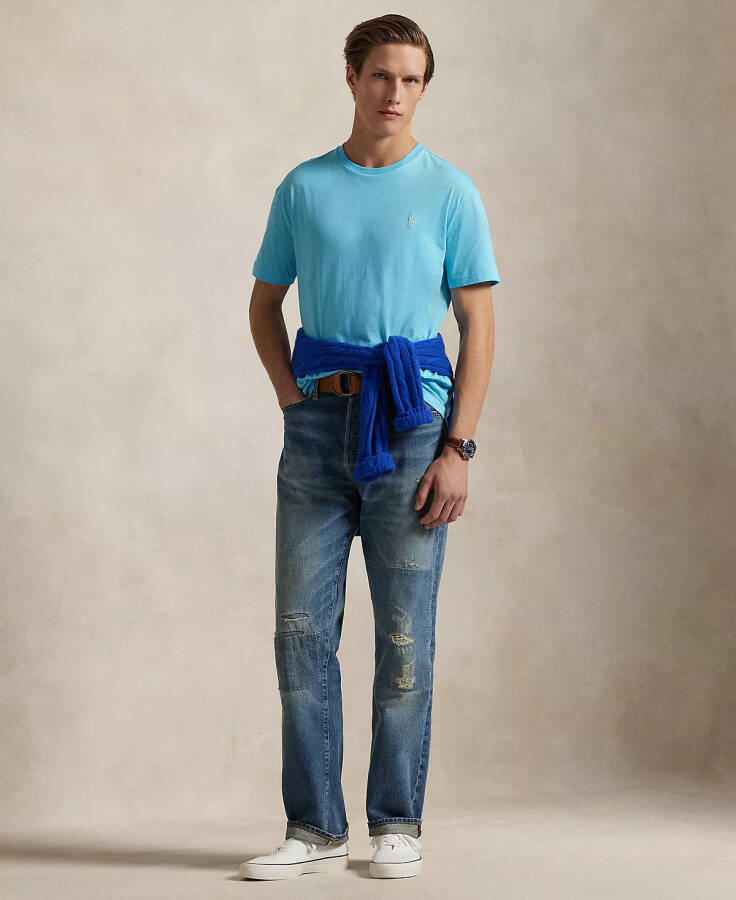 Men's Classic Fit Crew Neck T-Shirt Neptune/c8125 - 4