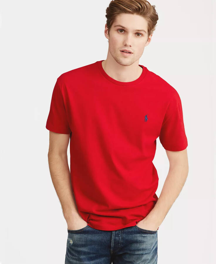 Men's Classic Fit Crew Neck T-Shirt Red - 1