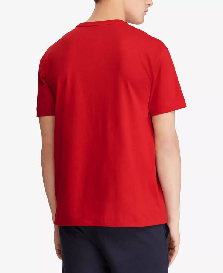 Men's Classic Fit Crew Neck T-Shirt Red - 2