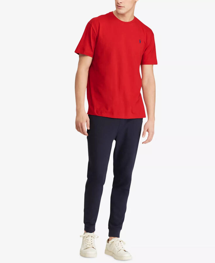 Men's Classic Fit Crew Neck T-Shirt Red - 3