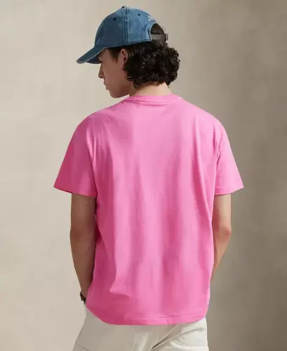 Men's Classic-Fit Crewneck Pocket T-Shirt - Baja Pink - 4