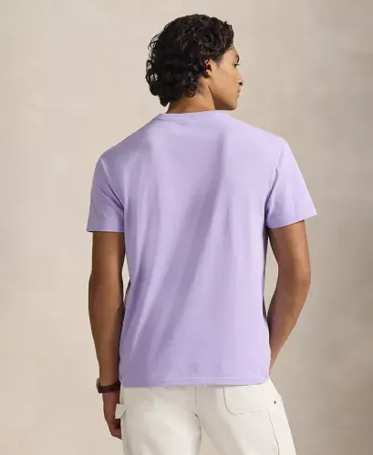 Men's Classic-Fit Crewneck Pocket T-Shirt - Sky Lavender - 4