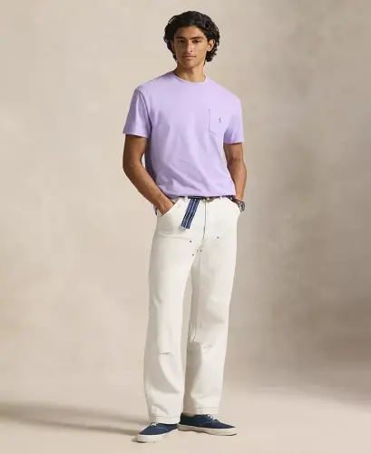 Men's Classic-Fit Crewneck Pocket T-Shirt - Sky Lavender - POLO RALPH LAUREN (1)