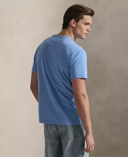 Men's Classic-Fit Crewneck T-Shirt - Bristol Blue - 10