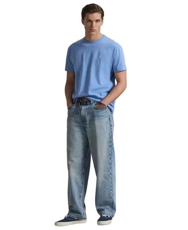 Men's Classic-Fit Crewneck T-Shirt - Bristol Blue - 2