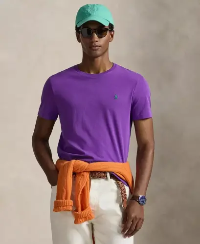Men's Classic-Fit Crewneck T-Shirt - Cabana Purple 