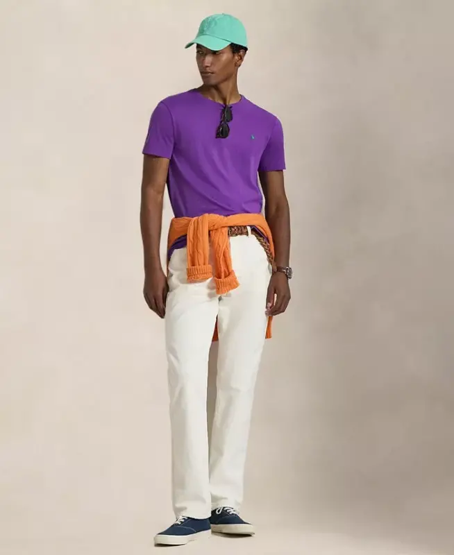 Men's Classic-Fit Crewneck T-Shirt - Cabana Purple - 2