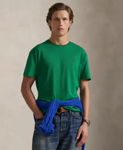 Men's Classic-Fit Crewneck T-Shirt - Erine Green 