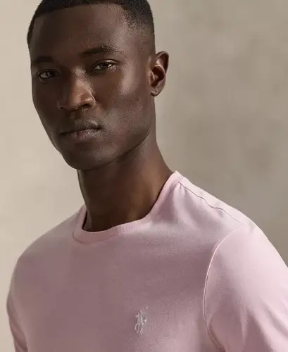 Men's Classic-Fit Crewneck T-Shirt - Garden Pink - 3