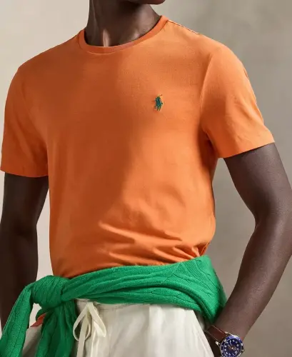 Men's Classic-Fit Crewneck T-Shirt - Kona Orange - 9