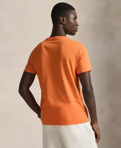 Men's Classic-Fit Crewneck T-Shirt - Kona Orange - 4