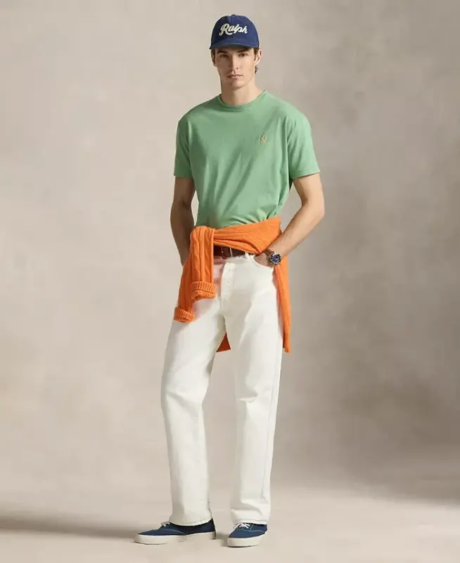 Men's Classic-Fit Crewneck T-Shirt - Outback Green - 2