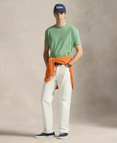 Men's Classic-Fit Crewneck T-Shirt - Outback Green - POLO RALPH LAUREN (1)