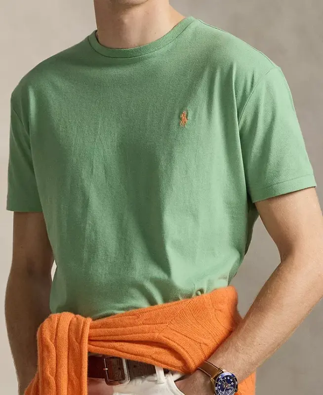 Men's Classic-Fit Crewneck T-Shirt - Outback Green - 3