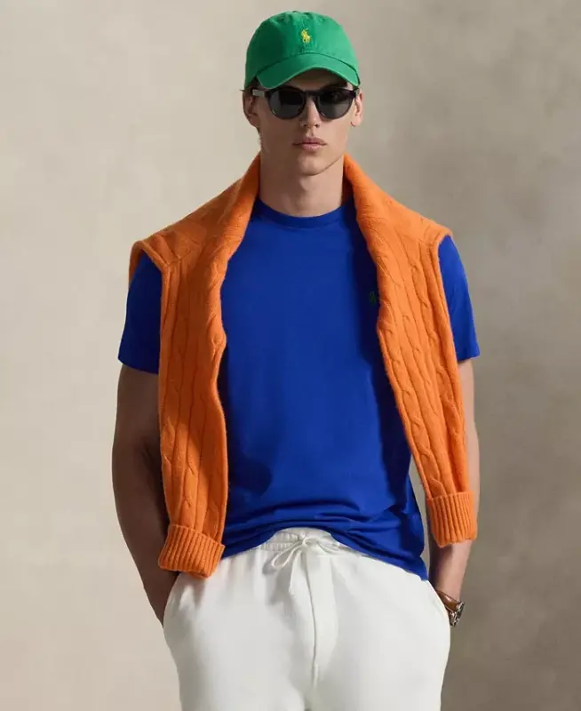 Men's Classic-Fit Crewneck T-Shirt - Pacific Royal - POLO RALPH LAUREN
