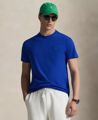 Men's Classic-Fit Crewneck T-Shirt - Pacific Royal - 3