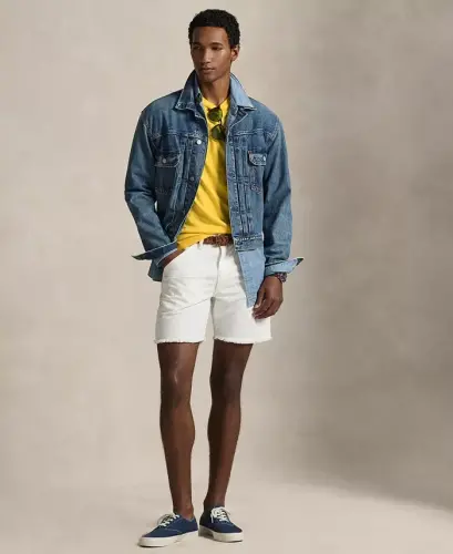 Men's Classic-Fit Crewneck T-Shirt - Sunfish Yellow - POLO RALPH LAUREN (1)