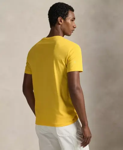 Men's Classic-Fit Crewneck T-Shirt - Sunfish Yellow - 4