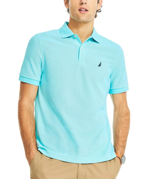 Men's Classic-Fit Deck Polo Shirt Angel Blue - 5