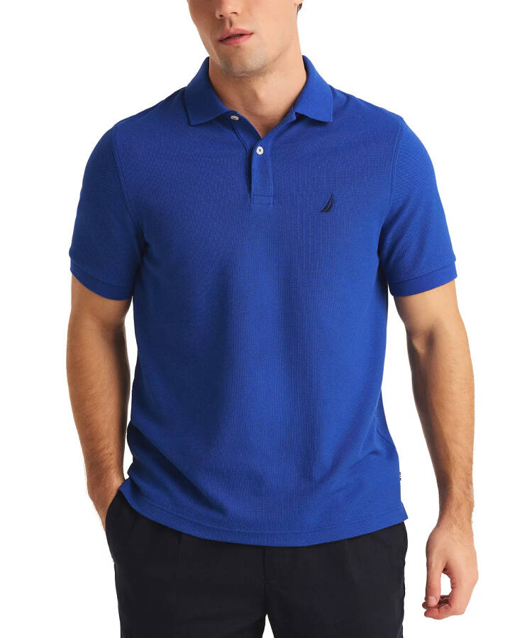 Men's Classic-Fit Deck Polo Shirt Bright Cobalt - 5