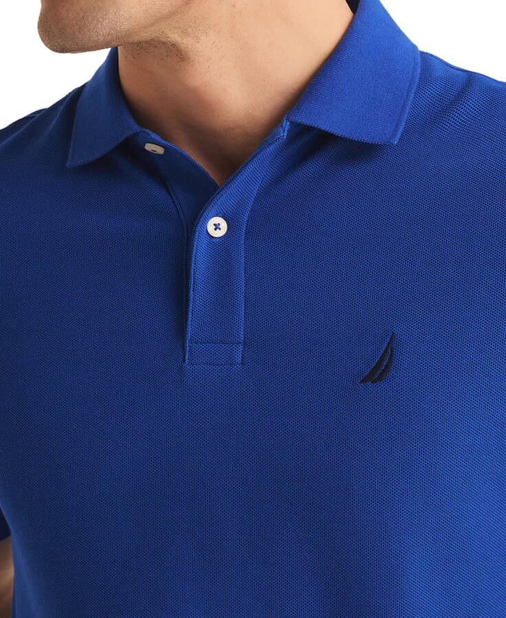 Men's Classic-Fit Deck Polo Shirt Bright Cobalt - 7