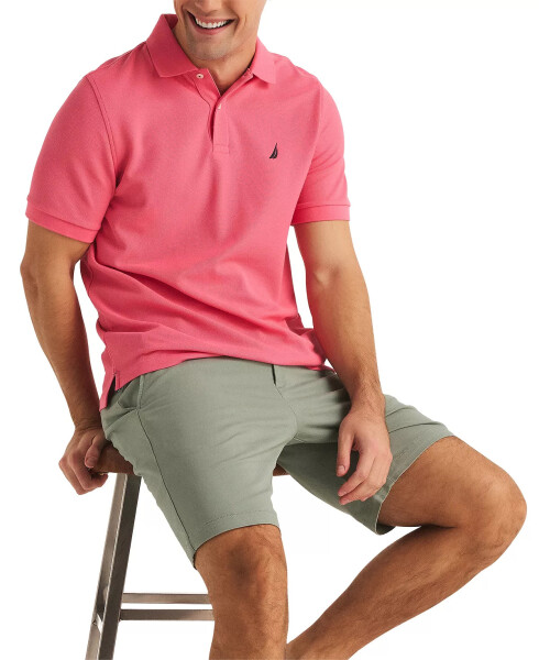 Men's Classic-Fit Deck Polo Shirt Bright Pink - 8