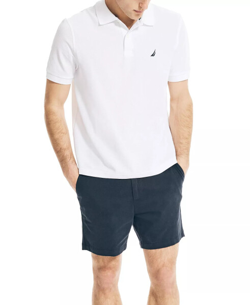 Men's Classic-Fit Deck Polo Shirt Bright White - 7