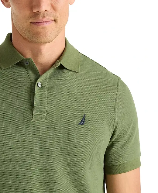 Men's Classic-Fit Deck Polo Shirt - Bronze Green - 3