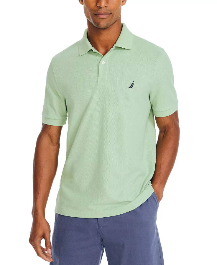 Men's Classic-Fit Deck Polo Shirt Fair Green - 5