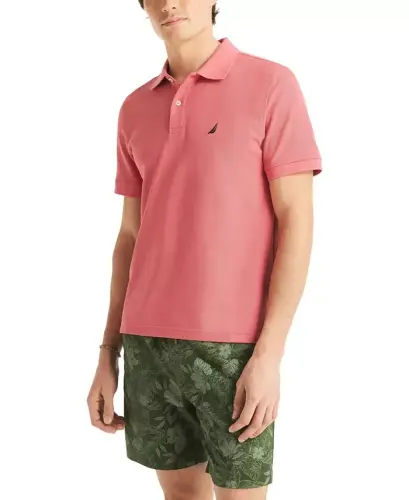 Men's Classic-Fit Deck Polo Shirt - Shore Rose - 1