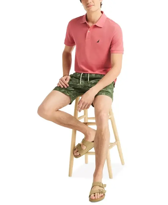 Men's Classic-Fit Deck Polo Shirt - Shore Rose - 2