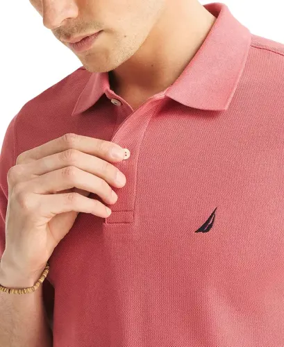 Men's Classic-Fit Deck Polo Shirt - Shore Rose - 3