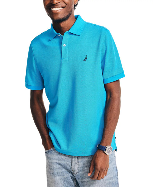 Men's Classic-Fit Deck Polo Shirt Turq Isle - 5