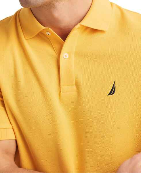 Men's Classic-Fit Deck Polo Shirt Yellow Sun - 7