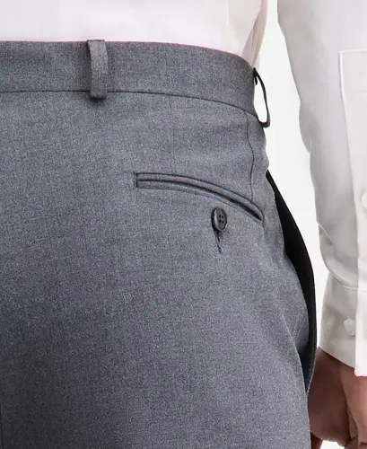 Men's Classic Fit Fall Pattern Pants - Dark Gray - 4