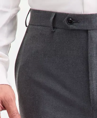 Men's Classic Fit Fall Pattern Pants - Dark Gray - 5