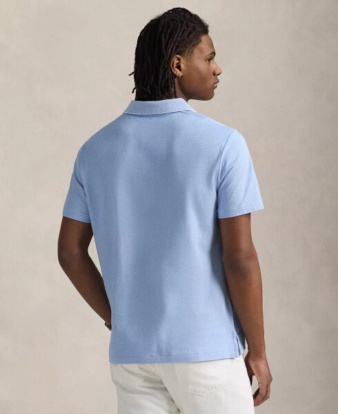 Men's Classic-Fit Featherweight Polo Shirt Sky Blue/White - 2