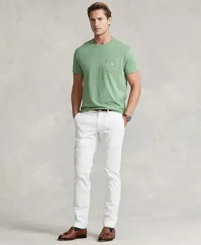 Men's Classic-Fit Jersey Pocket T-Shirt - Outback Green - 4