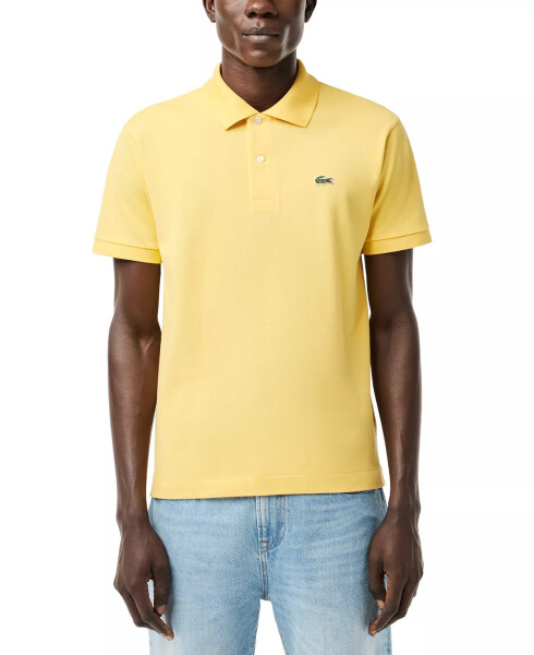 Men's Classic Fit L.12.12 Short Sleeve Polo Iy1 Cornsilk - 1