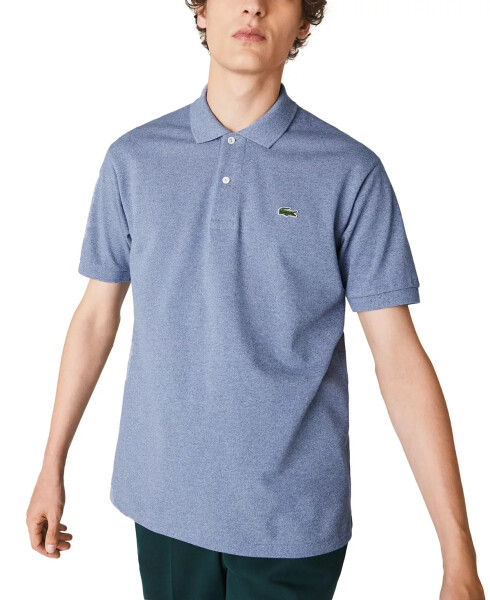 Men's Classic Fit L.12.12 Short Sleeve Polo Light Indigo Blue - 6