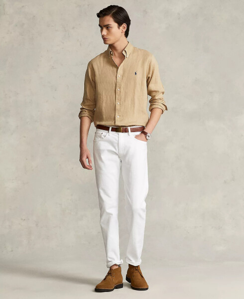 Men's Classic Fit Linen Shirt	Coastal Beige - 2