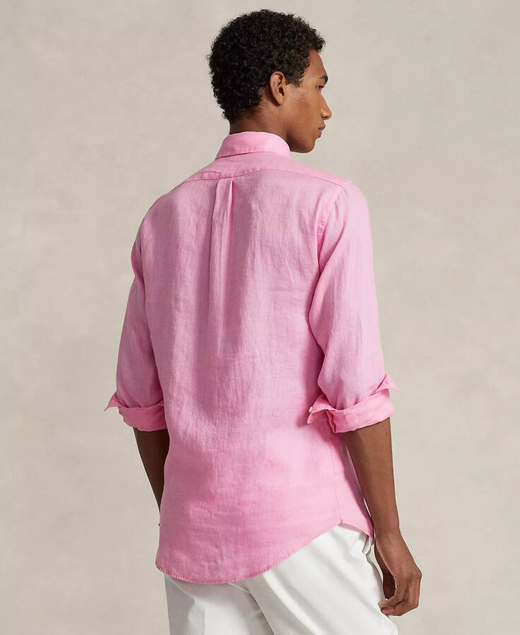 Men's Classic Fit Linen Shirt - Harbor Pink - 6