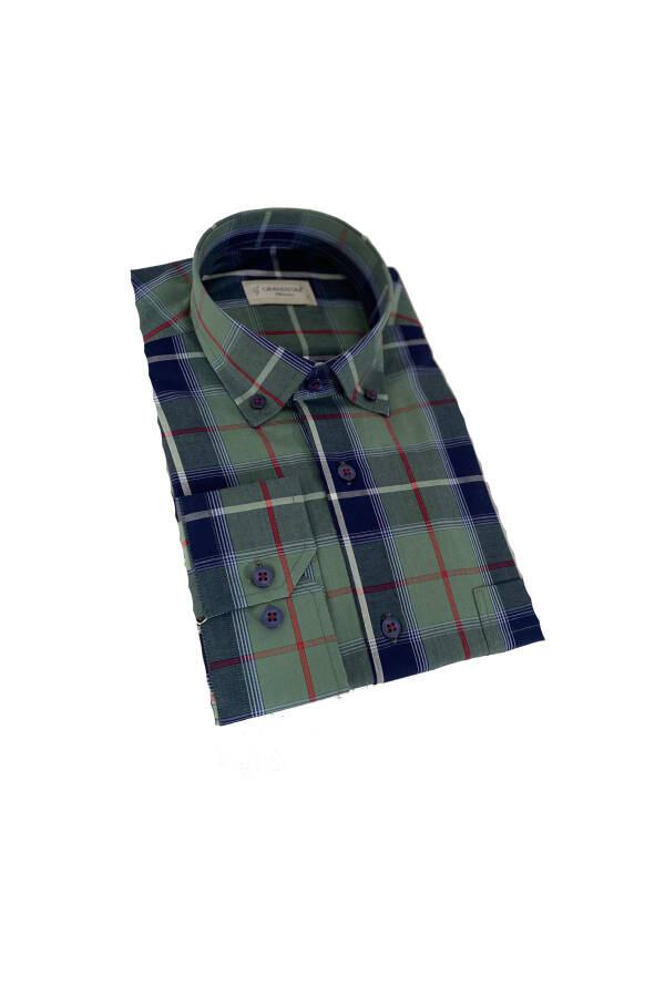 Men's Classic Fit Linen Shirt-m1 - 1