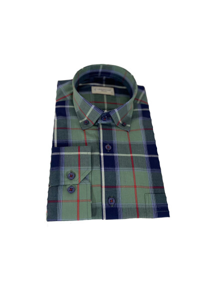 Men's Classic Fit Linen Shirt-m1 - 3