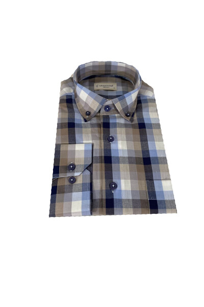 Men's Classic Fit Linen Shirt-m3 - 2