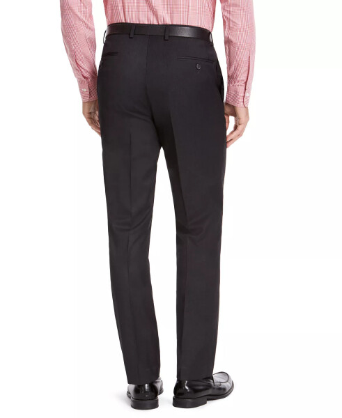 Men's Classic-Fit Medium Suit Pants Charcoal Sharkskin - 2